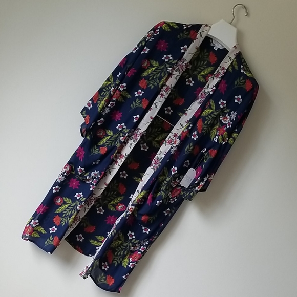 Time and Tru Floral Kimono NWT! Size Large - Picture 3 of 8